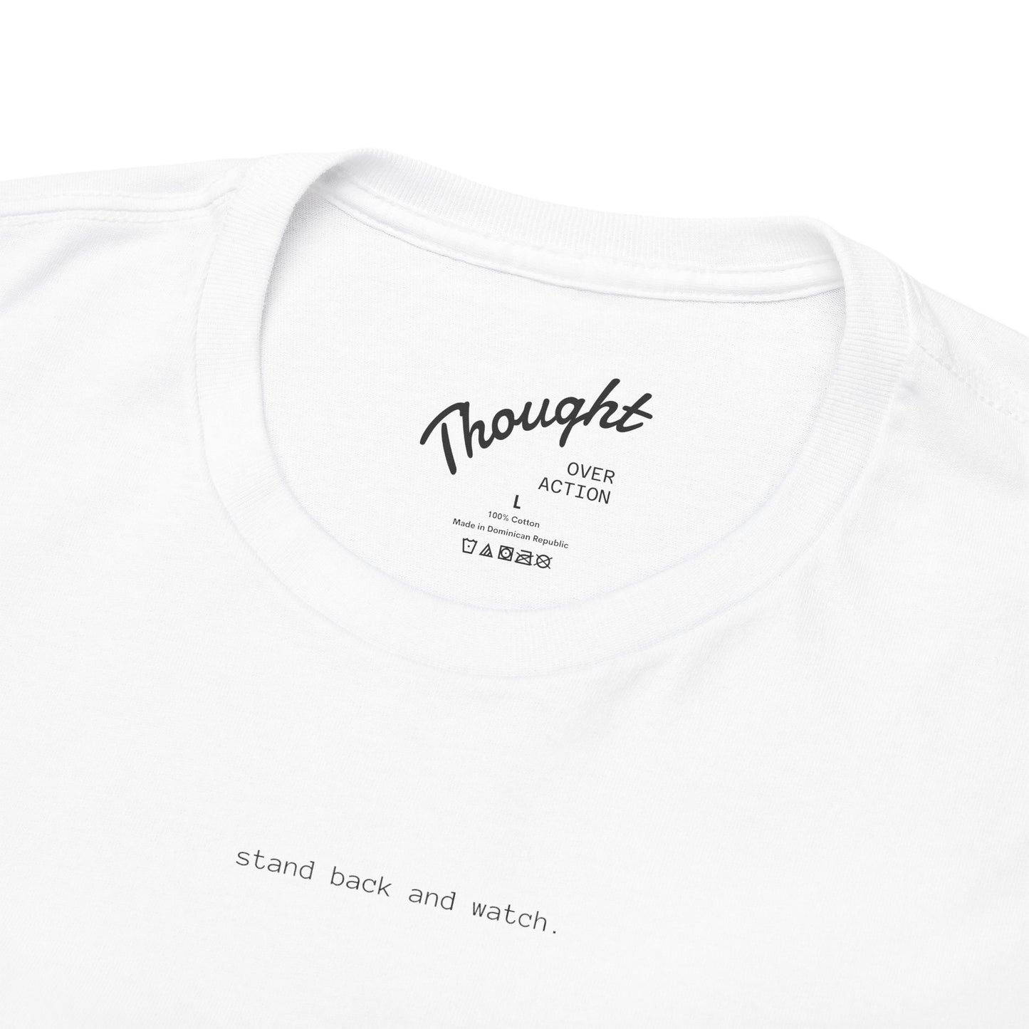 Motivational Unisex Graphic Tee - "Don't Let Them Define You/Stand Back & Watch" - Thought Over Action Graphic Tees